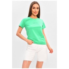 Футболка жіноча зеленого кольору 180287L