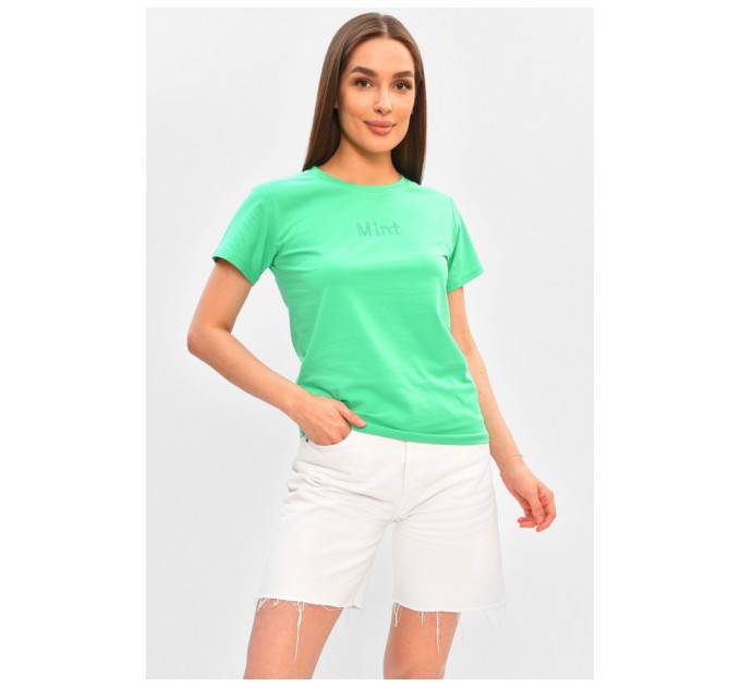 Футболка жіноча зеленого кольору 180287L