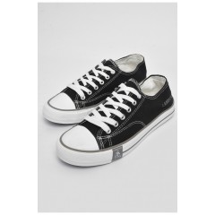 Кеди чоловічі чорного кольору текстиль 180324L