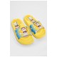 Шльопанці дитячі резинові жовтого кольору з малюнком 180514L