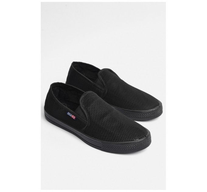 Мужские слипоны черного цвета 181181L