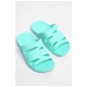 Шльопки дитячі для дівчинки піна бірюзового кольору 181210L