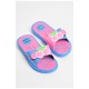 Шльопанці дитячі для дівчинки блакитного кольоу з вишнею 181248L