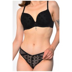 Комплект женский черного цвета чашка В 181526L Комплект женский черного цвета чашка В 181526L