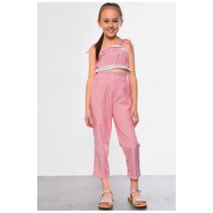 Костюм детский для девочки красного цвета 182756L