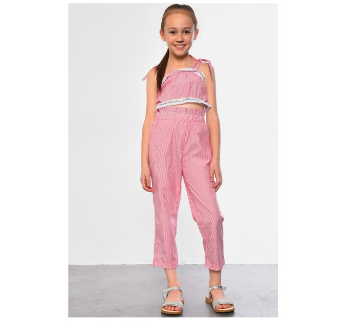 Костюм детский для девочки красного цвета 182756L