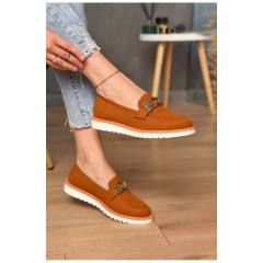 Лофери жіночі коричневого кольору 183332L