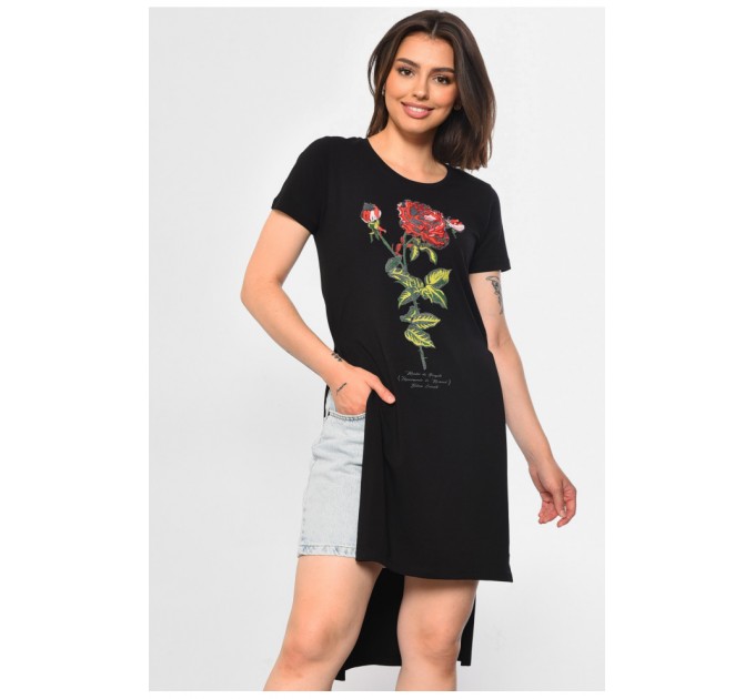 Женская туника черного цвета 183576L