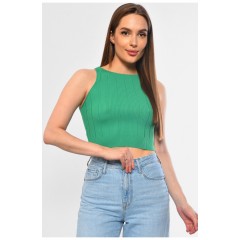 Майка-топ жіноча зеленого кольору 183584L