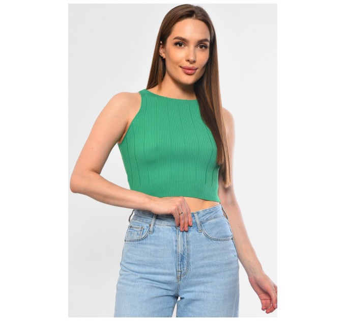 Женская майка-топ зеленого цвета 183584L