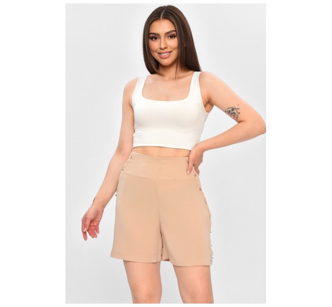 Шорти жіночі бежевого кольору 183614L