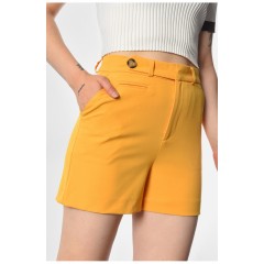 Шорты женские желтого цвета 183617L