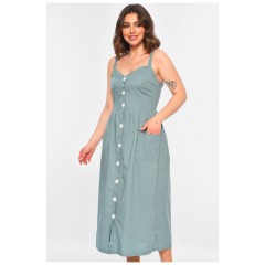Сарафан жіночий зеленого кольору 183852L