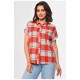 Сорочка жіноча червоного кольору 184093L