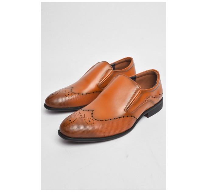 Туфлі чоловічі світло-коричневого кольору 184162L