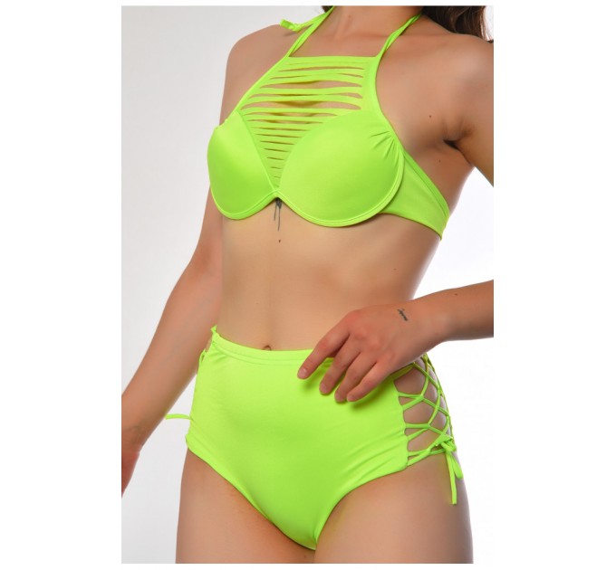 Купальник жіночий салатового кольору чашка В 184184L