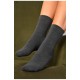 Шкарпетки жіночі махрові сірого кольору 184328L