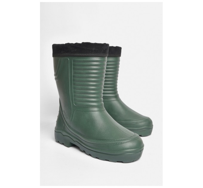 Чоботи чоловічі піна зі з`ємною шкарпеткою кольору хакі 185932L