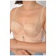 Бюстгальтер жіночий бежевого кольору чашка В 186275L