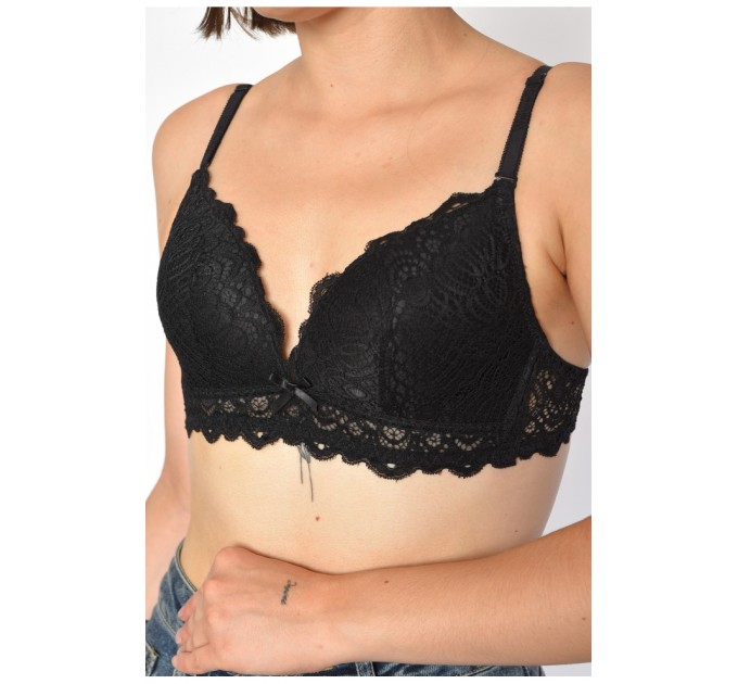 Бюстгальтер жіночий чорного кольору чашка В 186303L