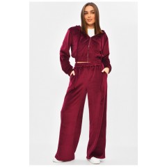Спортивний костюм жіночий бордового  кольору 186843L