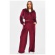 Спортивний костюм жіночий бордового  кольору 186843L
