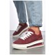 Кросівки жіночі бордового кольору на шнурівці 187102L