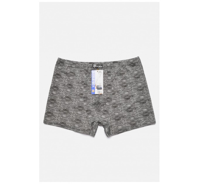 Боксеры мужские полубатальные темно-серого цвета 187301L