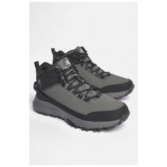 Ботинки мужские зимние на меху серого цвета 187361L