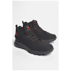 Ботинки мужские зимние на меху черного цвета 187362L