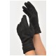 Рукавички жіночі замшеві на штучному хутрі сенсорні чорного кольору 187475L Рукавички жіночі замшеві на штучному хутрі сенсорні чорного кольору 187475L