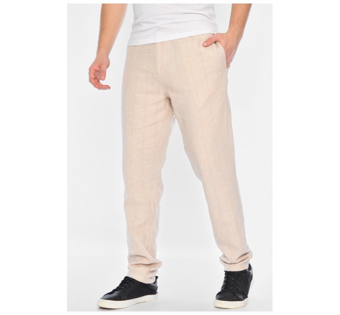 Штани чоловічі бежевого кольору 188722L