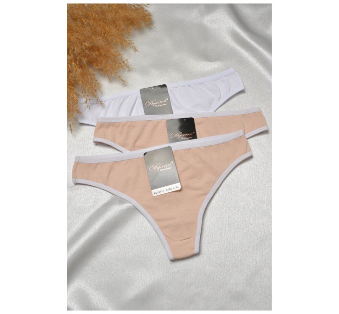 Набор стринг женских 3 штуки 188854L