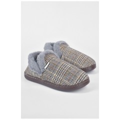 Тапочки комнатные чунные мужские коричневого цвета 188967L