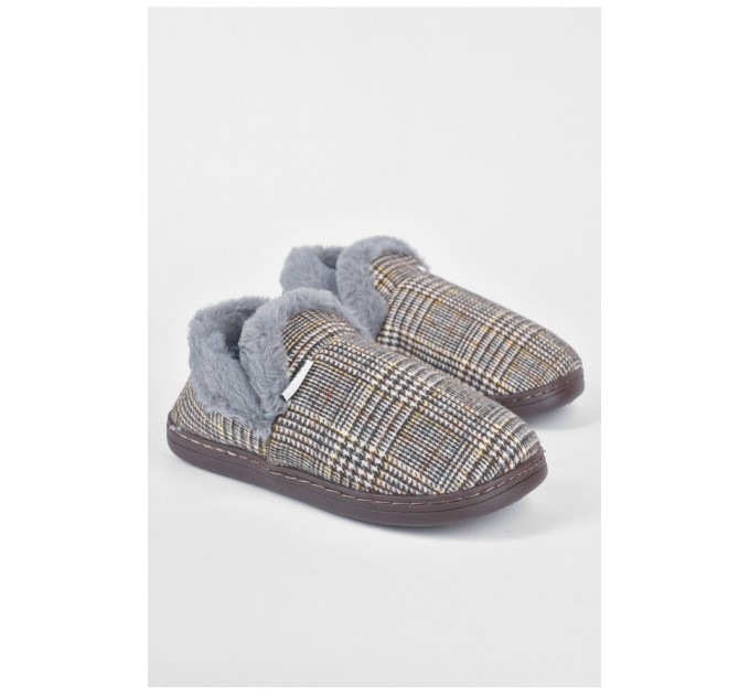 Тапочки комнатные чунные мужские коричневого цвета 188967L