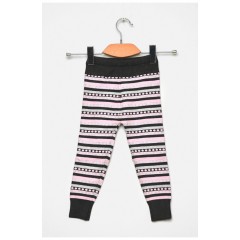 Лосіни дитячі демісезонні для дівчинки темно-сірого кольору 189132L