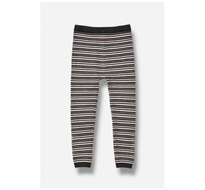 Лосіни дитячі демісезонні для дівчинки темно-сірого кольору 189136L