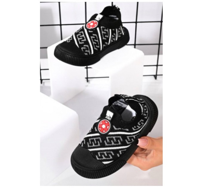 Мокасини дитячі чорного кольору 189332L