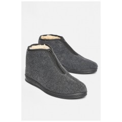 Мужские бурки на меху темно-серого цвета 189376L