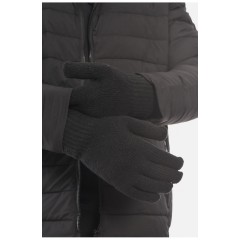 Рукавички чоловічі акрилові утеплені чорного кольору 189483L