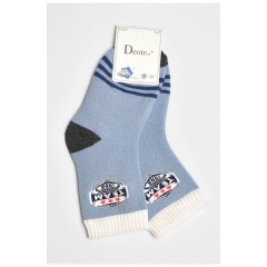 Носки детские для мальчика голубого цвета 189496L