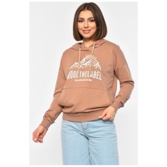Худі жіноче кольору мокко 189694L