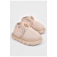Тапочки детские бежевого цвета на меху 190098L