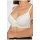 Бюстгальтер жіночий білого кольору чашка D 190169L