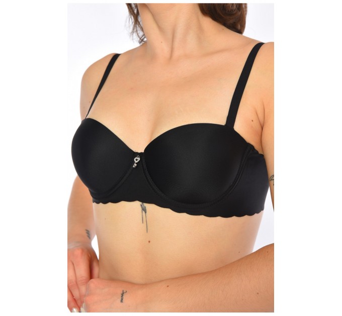 Бюстгальтер женский черного цвета чашка С 190362L