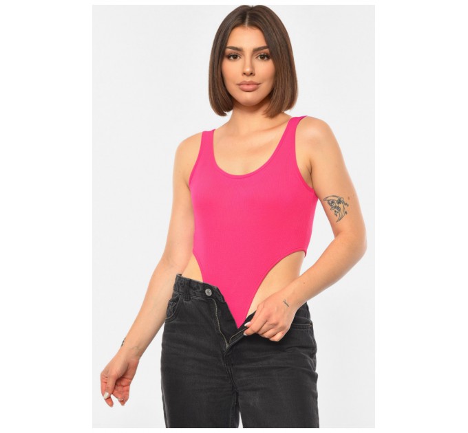 Боди женское малинового цвета 190469L