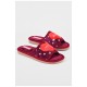 Капці домашні жіночі бордового кольору 190755L Капці домашні жіночі бордового кольору 190755L