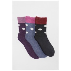 Набор носков женских махровых из ангоры 3 штуки 190815L