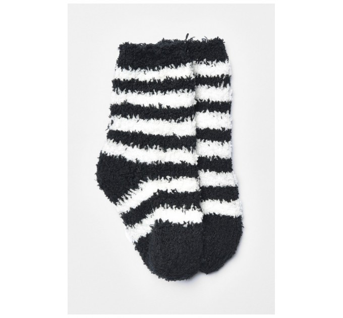 Шкарпетки дитячі травка чорно-білого кольору 191097L