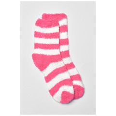 Носки женские травка розового цвета в полоску 191424L Носки женские травка розового цвета в полоску 191424L